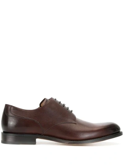 Bally Derby Lace-up Shoes In Brown