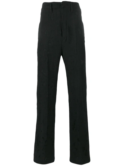 Ann Demeulemeester Tailored Trousers With Relaxed Leg In Black