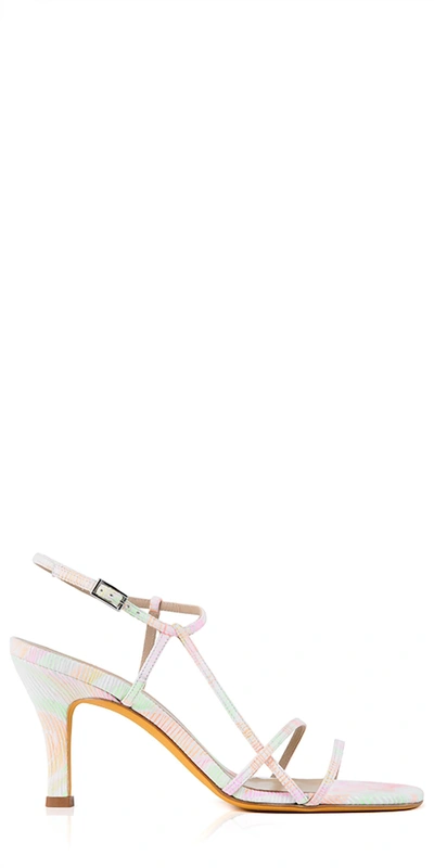 Maryam Nassir Zadeh 95mm Irene Leather Sandals In Pink