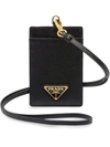 Prada Logo-plaque Mini Bag In Black