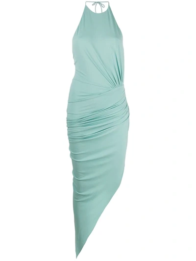 Alexandre Vauthier Ruched Fitted Dress In Green