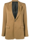 Ami Alexandre Mattiussi Women's Lined Two Buttons Jacket In Neutrals