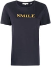 Chinti & Parker Smile Print T-shirt In Blue