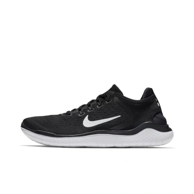 Nike Free Run 2018 942836-001 Men's Black White Low Top Road Running Shoes Dmx56