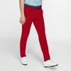 Nike Flex Vapor Men's Slim Fit Golf Pants In Red