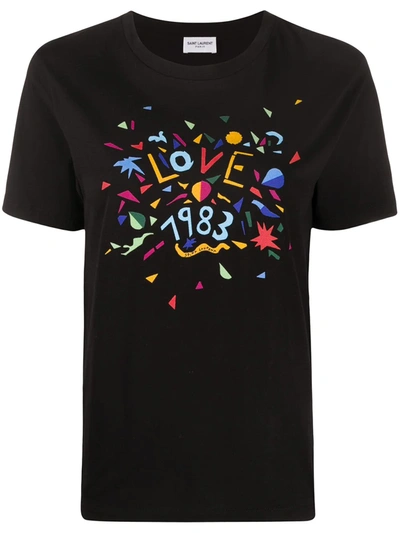 SAINT LAURENT LOVE Tシャツ Saint Laurent Paris T-shirt Love YSL - Etsy