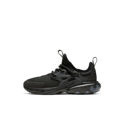 Nike Rt Presto Little Kids' Shoe In Black,black,black