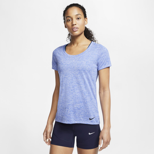 Nike Dry Women's Training T-shirt In Blue | ModeSens