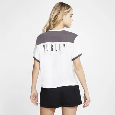 Hurley Avante Blocked Women's T-shirt In Grey