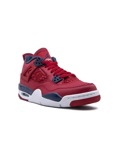 Jordan 4 Retro Little Kids' Shoe In Red