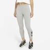 Nike Sportswear Club Women's Cropped Leggings In Grey