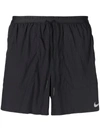 Nike Flex Stride Performance Athletic Shorts In Pacific Black/reflective Silver