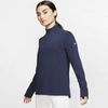 Nike Dri-fit Uv Victory Womens 1/2-zip Golf Jacket In Blue