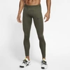 Nike Pro Men's 3/4 Tights In Olive