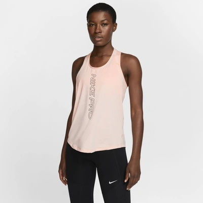 Nike Pro Dri-fit Women's Graphic Tank In Pink