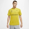 Nike Sportswear Swoosh Men's T-shirt In Gold