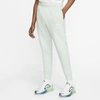 Nike Sportswear Club Fleece Joggers In Pistachio Frost/pistachio Frost/white