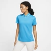 Nike Dri-fit Victory Womens Golf Polo In Blue