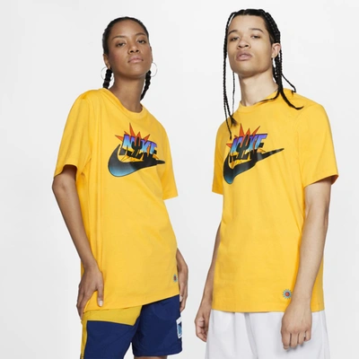 Nike Exploration Series Basketball T-shirt In Gold