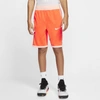 Nike Dri-fit Elite Big Kids' (boys') Basketball Shorts (hyper Crimson) - Clearance Sale In Hyper Crimson,washed Coral,white