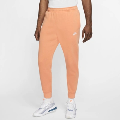 Nike Sportswear Club Fleece Joggers In Orange
