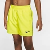 Nike Essential Big Kids' (boys') 4" Volleyball Shorts In Yellow