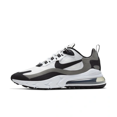 Nike Air Max 270 React Men's Shoe In White,metallic Pewter,black