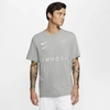Nike Sportswear Swoosh Men's T-shirt In Grey