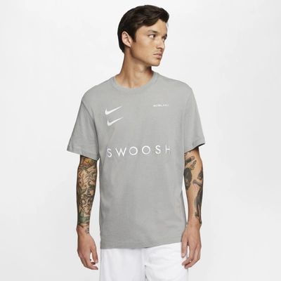 Nike Sportswear Swoosh Men's T-shirt In Grey