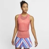 Nike Court Dri-fit Women's Tennis Tank (sunblush) - Clearance Sale In Sunblush,white