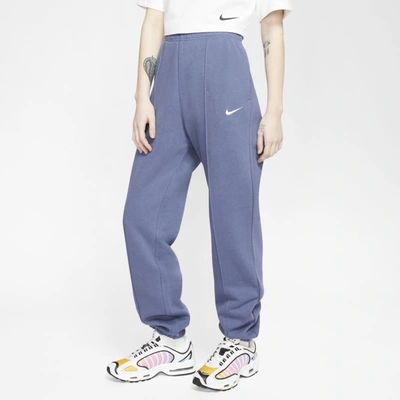 Nike Sportswear Essential Women's Fleece Pants In Blue