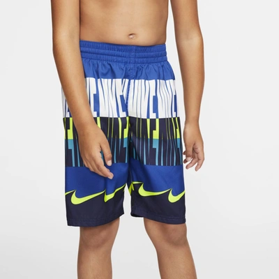 Nike Clash Breaker Big Kids' (boys') 8" Volleyball Shorts In Blue