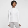 Nike Element Women's Half-zip Running Top In White