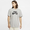 Nike Sb Men's Logo Skate T-shirt In Grey