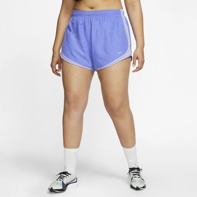 Nike Tempo Women's Running Shorts (plus Size) (sapphire) - Clearance Sale In Sapphire,light Thistle,light Thistle,wolf Grey