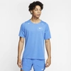 Nike Rise 365 Men's Running Top (pacific Blue) - Clearance Sale