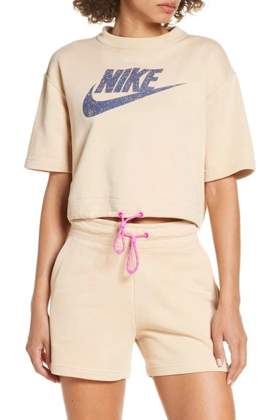 Nike Sportswear Icon Clash Women's Short-sleeve Top (plus Size) (shimmer) - Clearance Sale In Shmmer/firepk