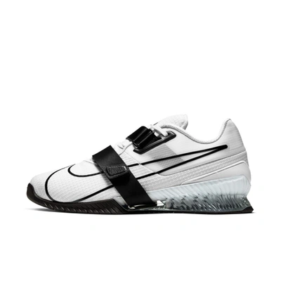 Nike Romaleos 4 Training Shoe In White/white/black