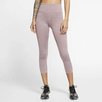 Nike Epic Luxe Women's Running Crop Tights In Purple