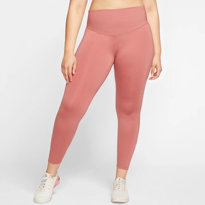 Nike One Women's Tights (plus Size) In Pink