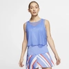 Nike Court Dri-fit Women's Tennis Tank (royal Pulse) - Clearance Sale In Royal Pulse,white