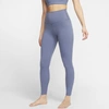 Nike Yoga Luxe Women's Infinalon 7/8 Tights (plus Size) (diffused Blue) - Clearance Sale In Diffused Blue,obsidian Mist