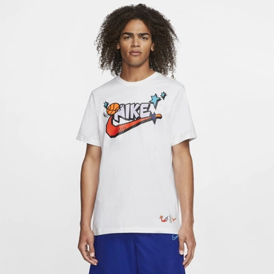 Nike Exploration Series Men's Basketball T-shirt In White