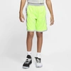 Nike Dri-fit Elite Big Kids' (boys') Basketball Shorts (ghost Green) - Clearance Sale In Ghost Green,light Solar Flare Heather,white