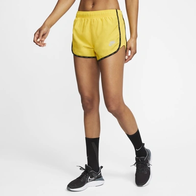 Nike Air Women's Running Shorts In Opti Yellow,black