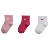 Nike Babies' Toddler Ankle Socks (3 Pairs) In Pink