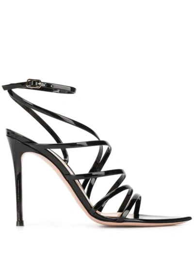 Gianvito Rossi 黑色 Eclypse 高跟凉鞋 In Black