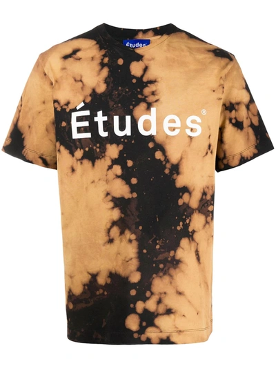 Etudes Studio Etudes Black Bleached Wonder Logo T-shirt