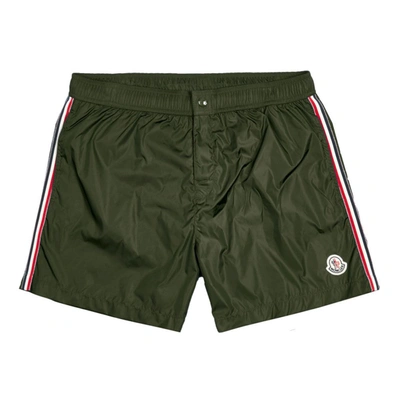 Moncler Swim Shorts In Green