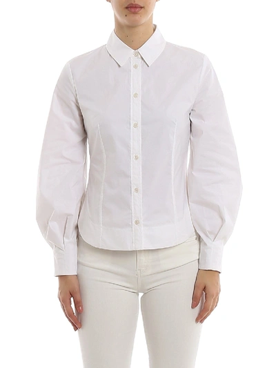 Pinko Crescenza Poplin Shirt In White
